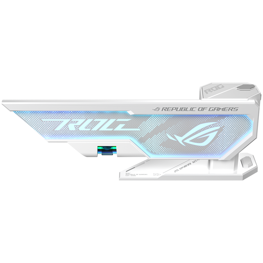 ASUS XH01 ROG Herculx nosilec za grafično kartico, višina 72-128mm, 3D ARGB, bel - 90DA0023-B09000-A