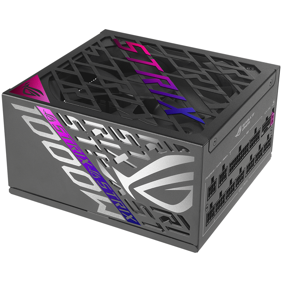 ASUS ROG Strix 1000W Platinum modularni napajalnik, ATX 3.1 kompatibilen, 80 PLUS Platinum, 10 let garancije - 90YE00W1-B0NA00-A