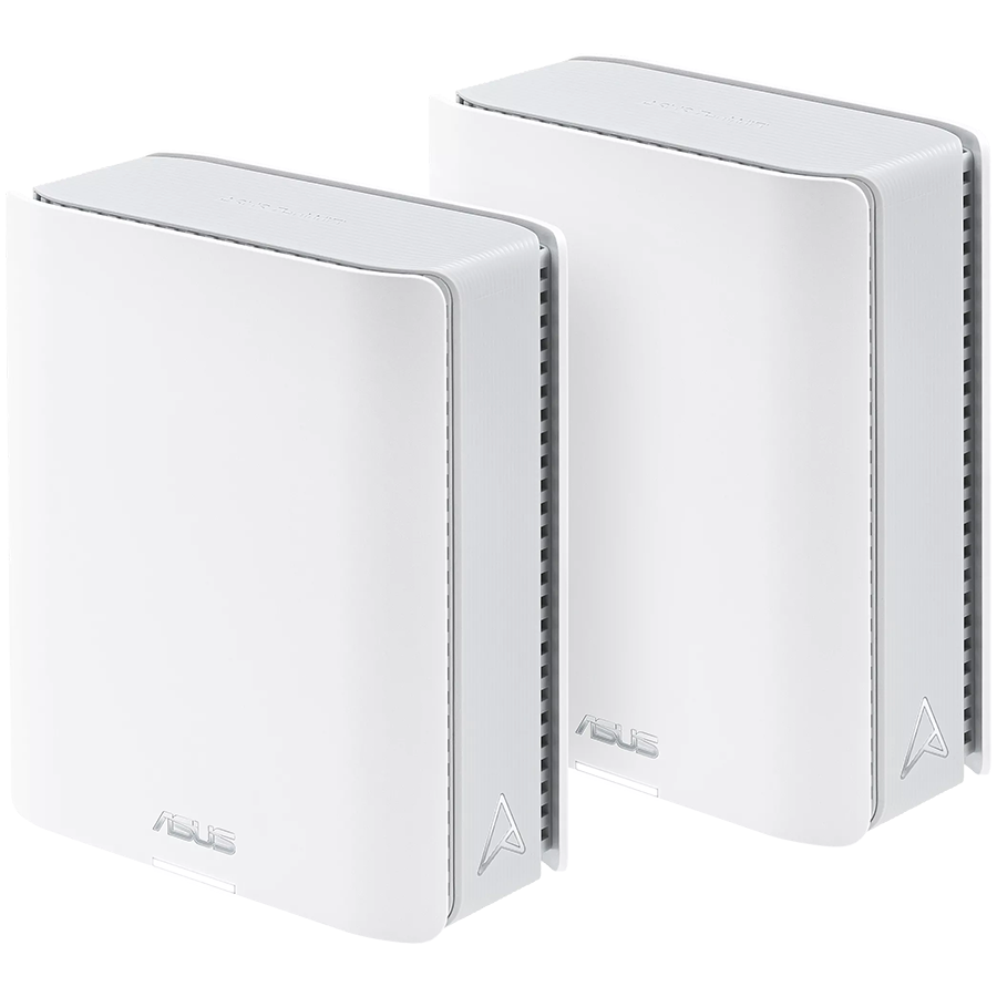 ASUS ZenWiFi BT10 (2-paket) BE18000 Tri-band WiFi 7 (802.11be) Mesh sistem, pametni AiMesh, 6 GHz WiFI, dvojna 10G porta, napredna omrežna varnost, starševski nadzor - 90IG08Y0-MO3C40-A