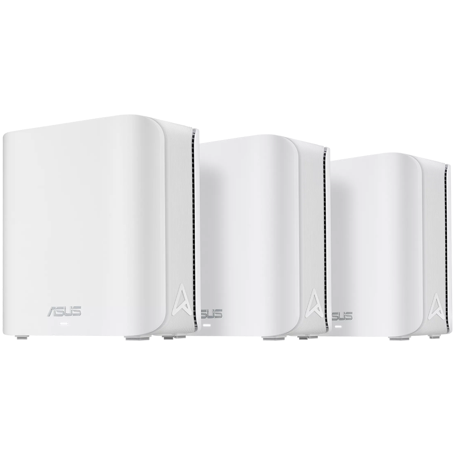 ASUS ZenWiFi BD4 (3-paket) BE3600 Dual-band WiFi 7 (802.11be) Mesh sistem, dvojna 2.5G porta, napredna omrežna varnost, starševski nadzor, AiMesh - 90IG0960-MO3C40-A