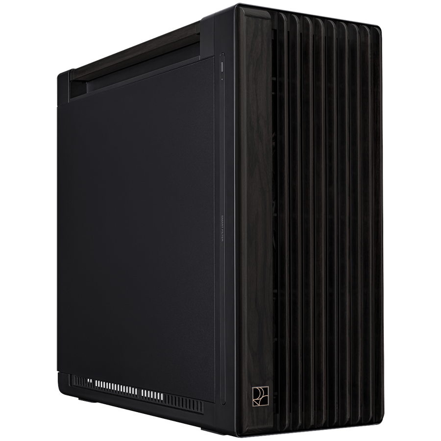 ASUS ProArt PA602 Wood Edition ATX/E-ATX računalniško ohišje, kovinska stranica, 1x 140 mm in 2x 200mm pred-nameščeni ventilatorji, podpora za USB 20Gbps - 90DC00J0-B09020-A