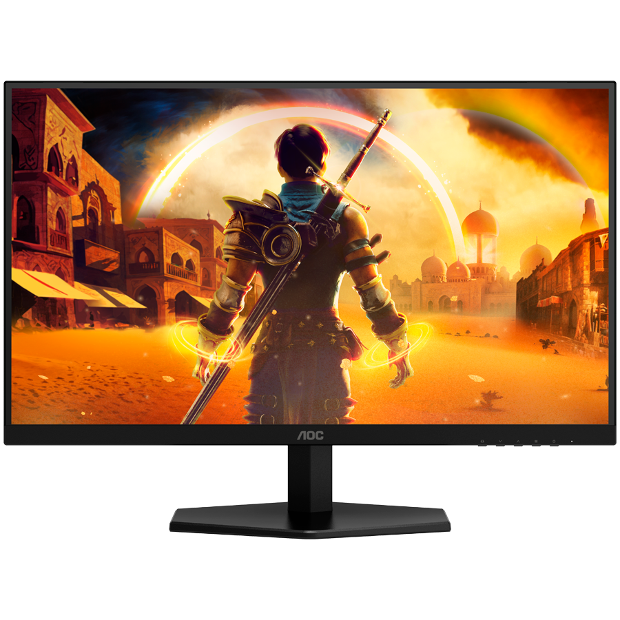 AOC Gaming 27G42E monitor - 68.6cm (27"), FHD (1920 x 1080), Fast IPS, 180Hz, 1ms (GTG), Adaptive Sync, G-Sync kompatibilen, HDR10, 1x HDMI 2.0, 1x DP 1.4 - 27G42E-A