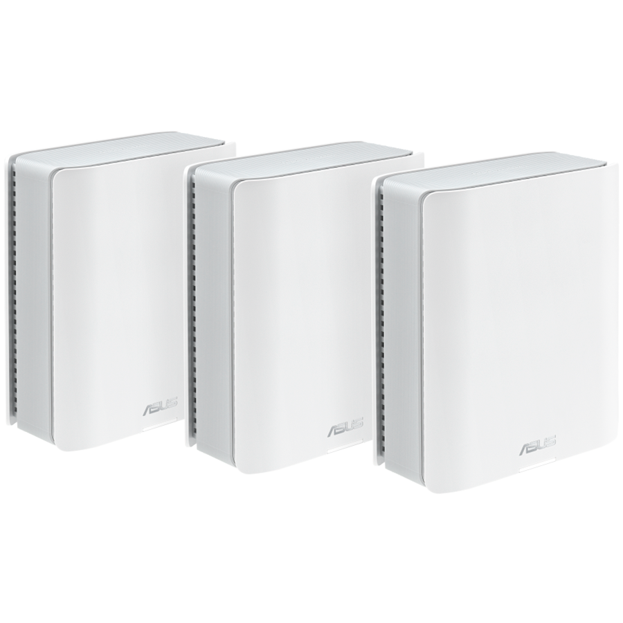 ASUS ZenWiFi BT10 (3-paket) BE18000 Tri-band WiFi 7 (802.11be) Mesh sistem, pametni AiMesh, 6 GHz WiFI, dvojna 10G porta, napredna omrežna varnost, starševski nadzor - 90IG08Y0-MO3C20-A