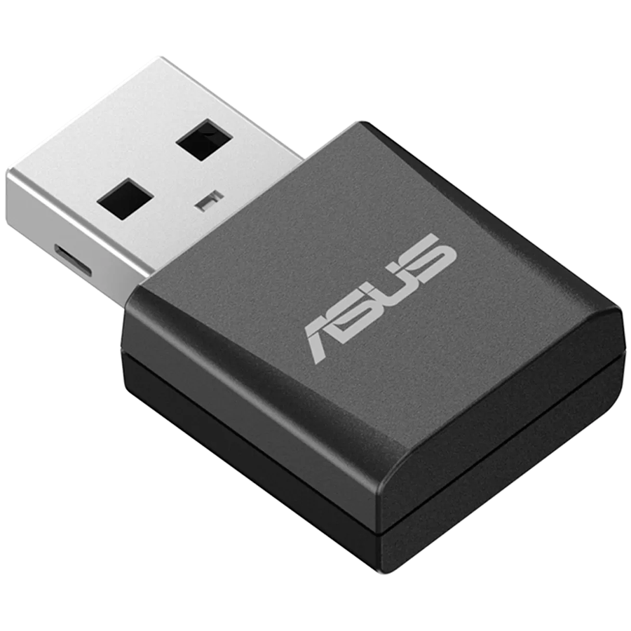 ASUS USB-BE92 Nano BE6500 Tri-band WiFi 7 (802.11be), 6GHz, 4096-QAM, WPA3, USB adapter - 90IG09H0-MO0B10-A