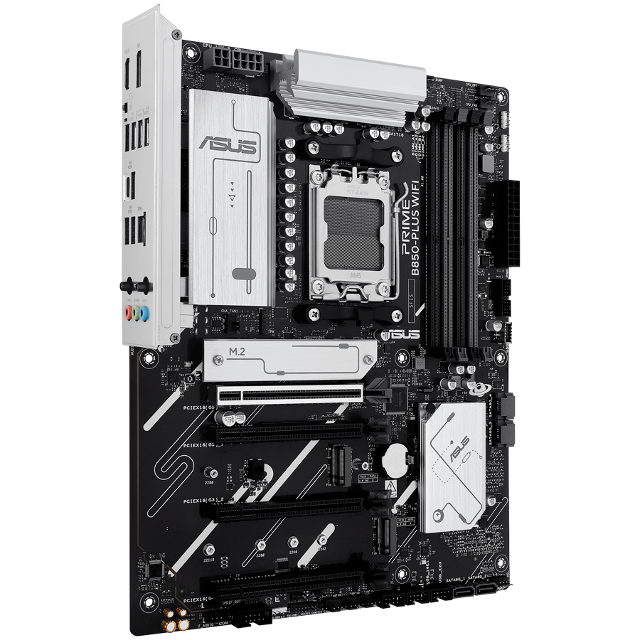 ASUS PRIME B850-PLUS WIFI AM5 ATX osnovna plošča - AMD B850, 4xDDR5, 3xM.2, 4xSATA, 2.5Gb LAN, WiFi 6E, BT, 1xDP, 1xHDMI - 90MB1L80-M0EAY0-A