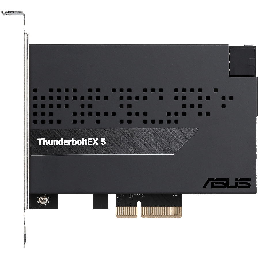 ASUS ThunderboltEX 5 kartica, dvojni Thunderbolt 5 USB‑C port, DP 2.1, PCIe 4.0 x4 vmesnik - 90MC0E5