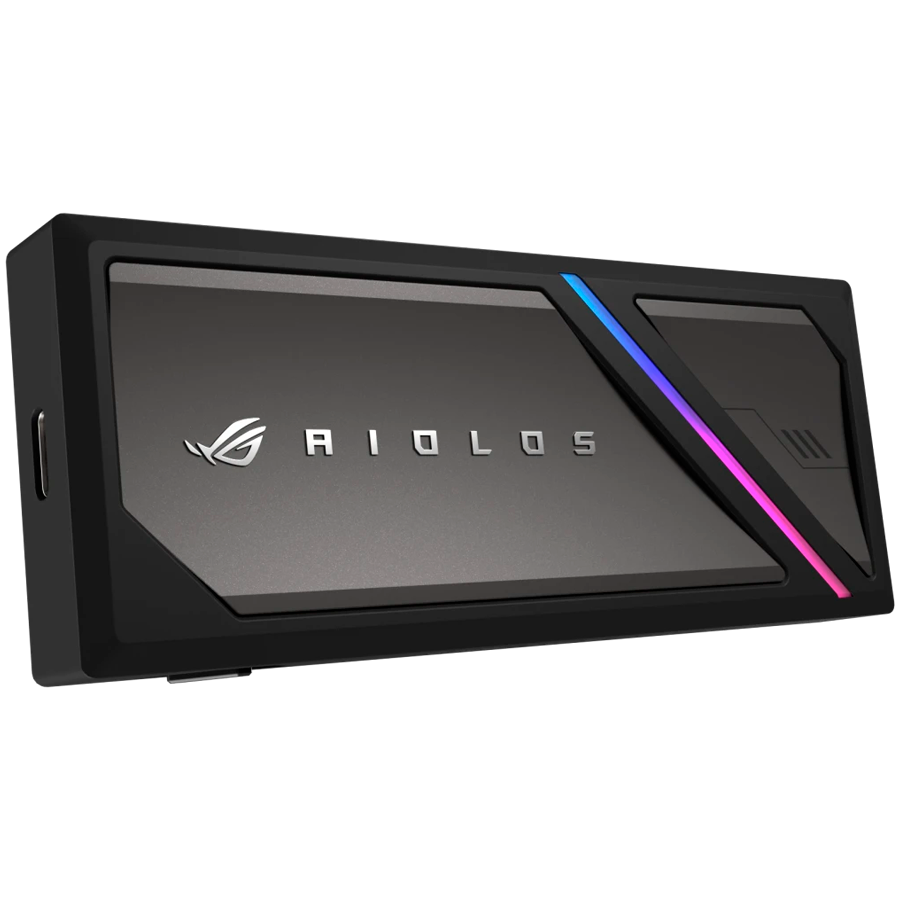 ASUS ROG Strix Aiolos M.2 NVMe SSD zunanje ohišje - USB-C 3.2 Gen 2x2 Type-C (20 Gbps), podpora za M
