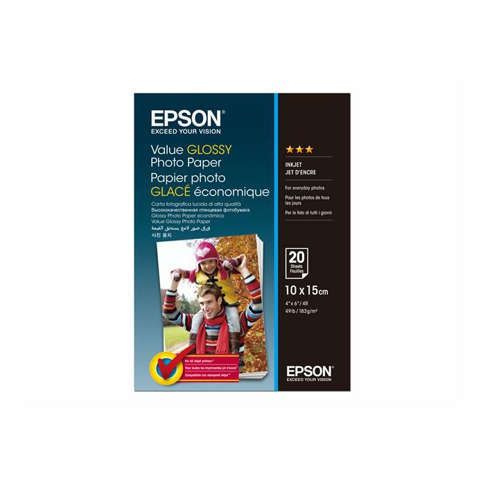 EPSON Value Photo Paper 10x15cm 20 sheet