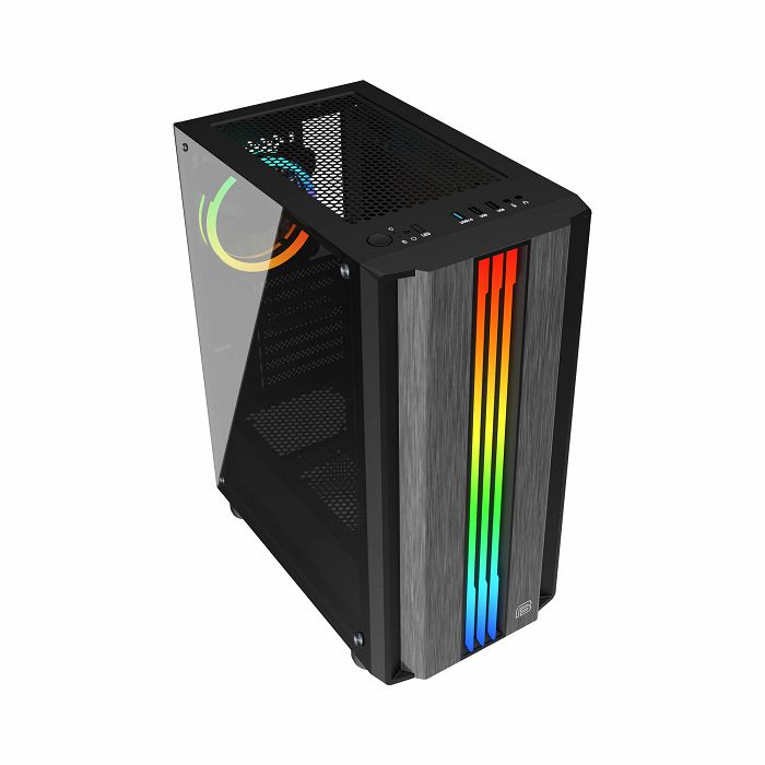 BIT FORCE Mid Tower RGB Gaming PC kućište POLARIS RGB-2