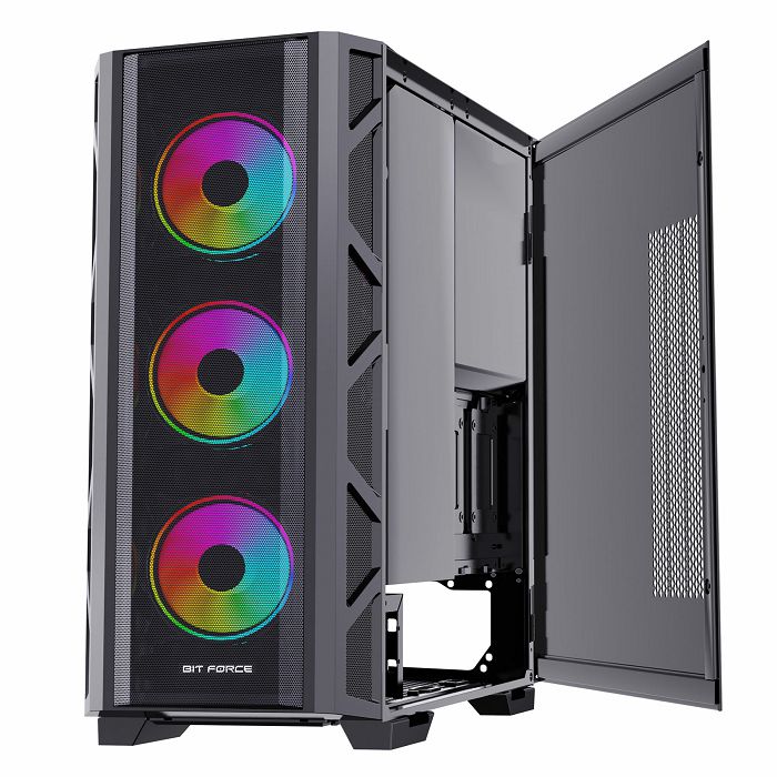 BIT FORCE Full Tower ARGB Gaming PC kućište GIANT ARGB-TM4, Mesh