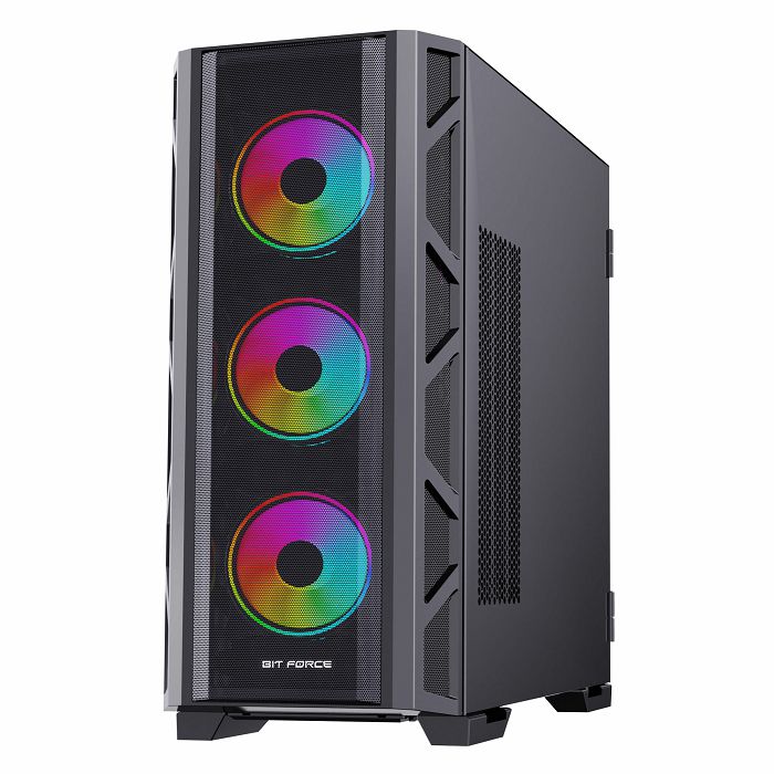 BIT FORCE Full Tower ARGB Gaming PC kućište GIANT ARGB-TM4, Mesh