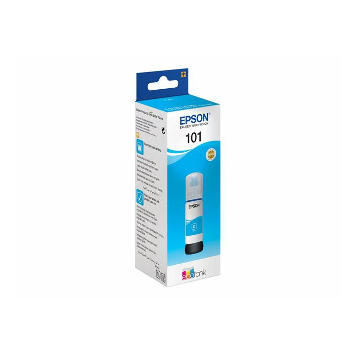 EPSON 101 EcoTank Cyan ink bottle