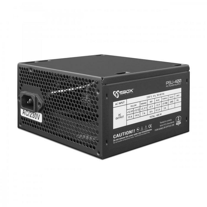 SBOX napajanje PSU-400 ATX-400W RETAIL