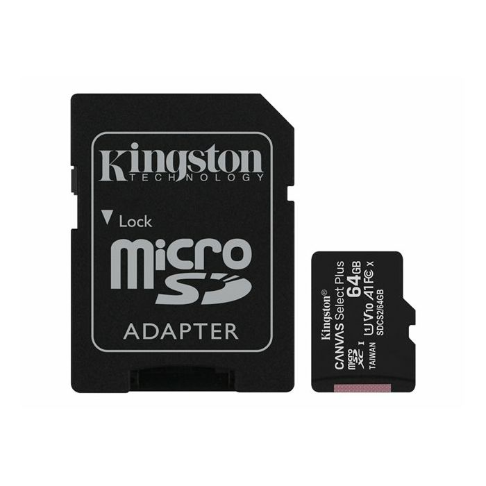 KINGSTON 64GB micSDXC Canvas Select Plus