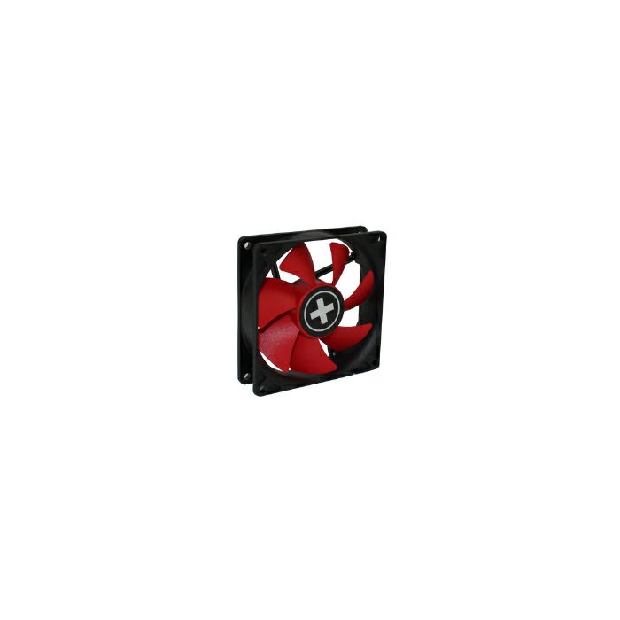 Xilence hladnjak za kućište 80×80×25mm, crno/crveni