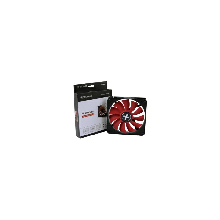 Xilence hladnjak za kućište 140×140×25mm, crno/crveni