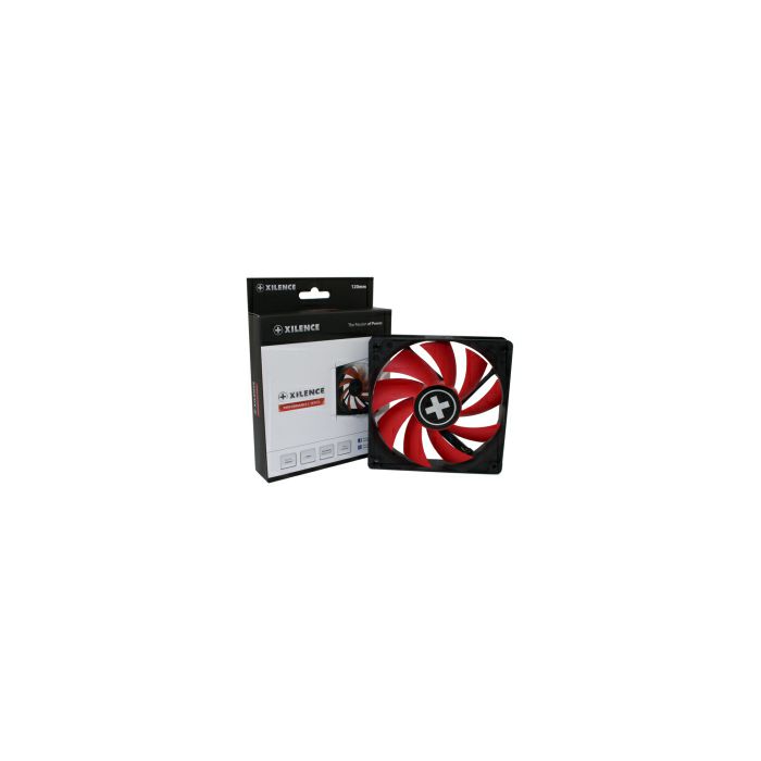 Xilence hladnjak za kućište 120×120×25mm, PWM, crno/crveni