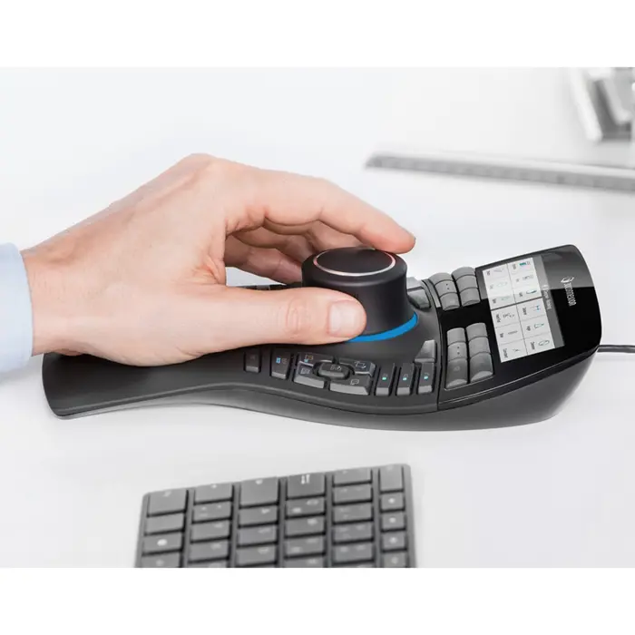 3DConnexion SpaceMouse Enterprise Kit 2, Set (black/silver, SpaceMouse Enterprise, CadMouse Pro Wireless, CadMouse Pad)