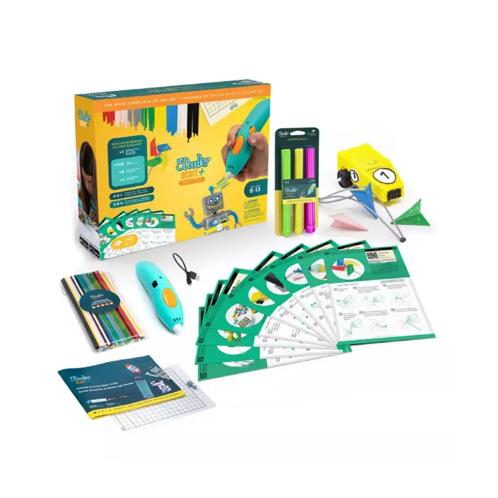 3Doodler Start Plus Costc komplektas rozszerzony 3D pen 0.77 mm Turquoise