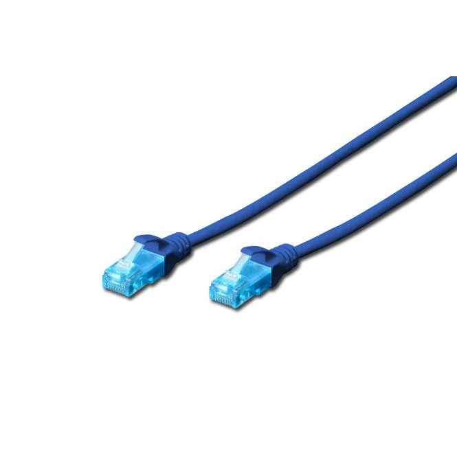 Mrežni kabel Digitus UTP patch Cat5e 0,5m (plav)