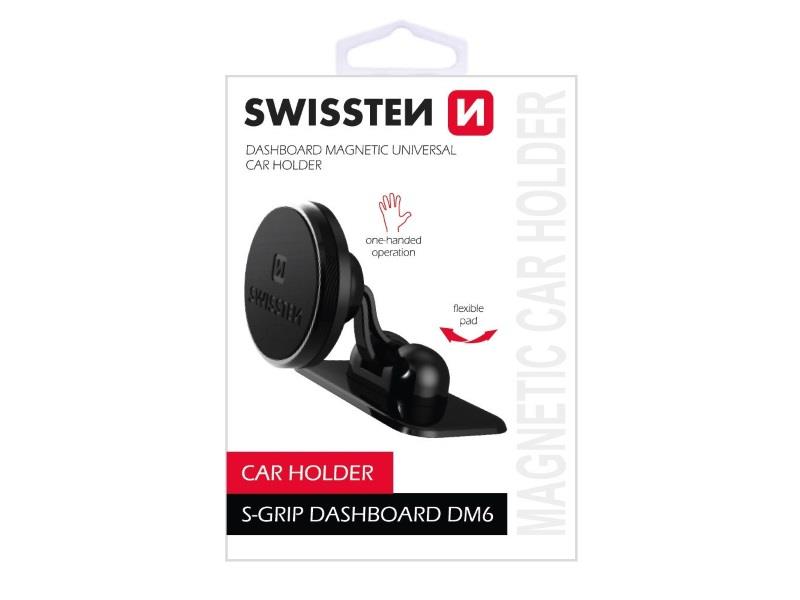 SWISSTEN držač za mobitel, metalni, magnetski, za upravljačku ploču S-GRIP DM6 - 03030028