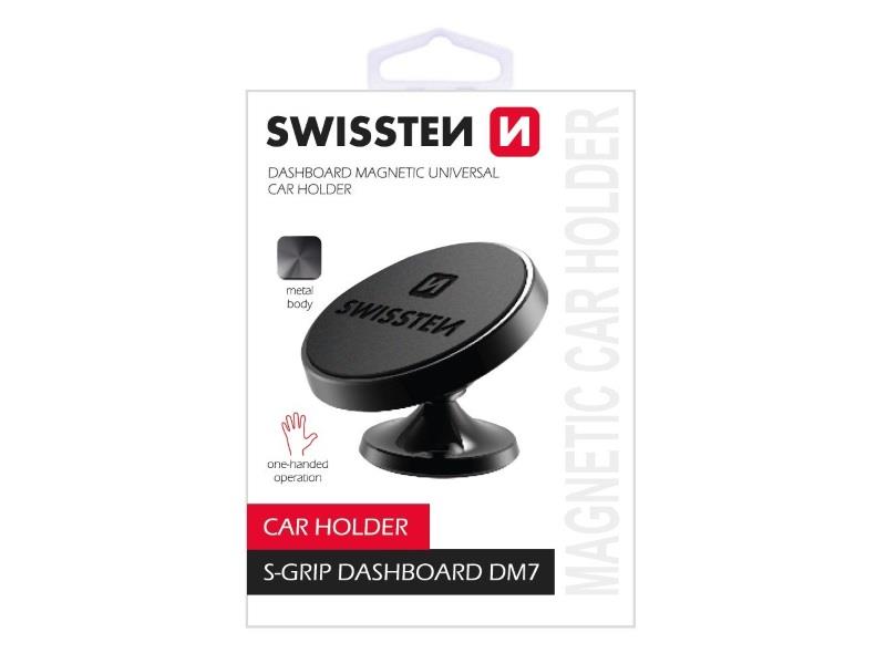 SWISSTEN držač za mobitel, metalni, magnet, za upravljačku ploču S-GRIP DM7 - 03030029