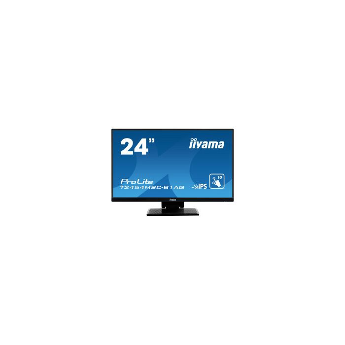 IIYAMA 24" ProLite T2454MSC-B1AG (23.8") Full HD (1920×1080) IPS LED, PCAP 10P Touchscreen, Anti Glare, 4ms, VGA/HDMI, USB3.0×2, zvučnici, crni