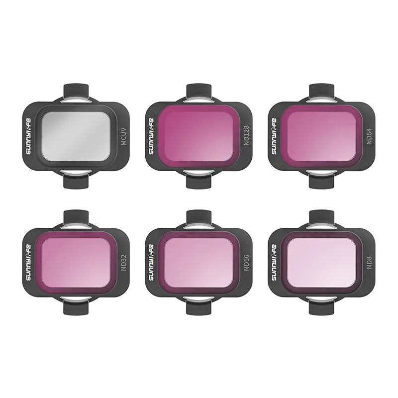 Sunnylife Set of 6 filters MCUV, ND8/16/34/64/128 for DJI Avata 2