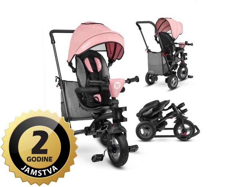 Lionelo tricikl Tris, 2 u 1, rozi - 21010020
