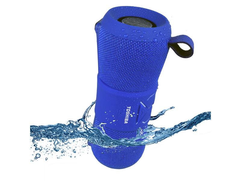 TOSHIBA zvučnik Bluetooth, vodootporni, 2*6W, Handsf, baterija, plavi TY-WSP200 - 05220126