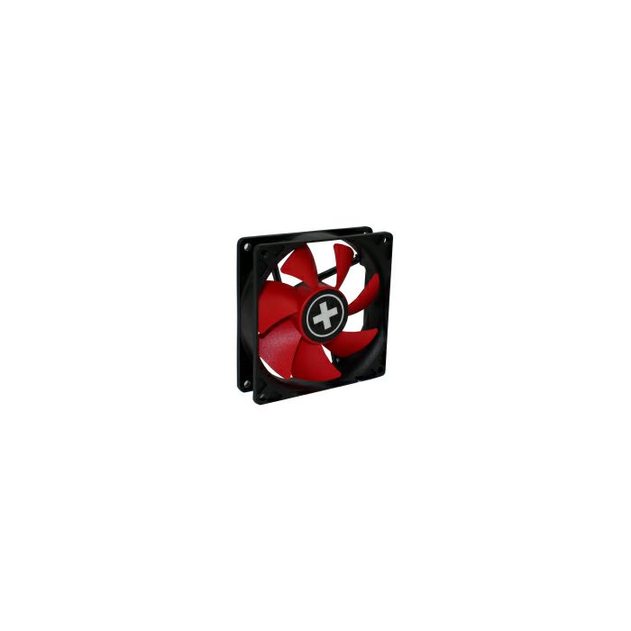 Xilence hladnjak za kućište 80×80×25mm, PWM, crno/crveni