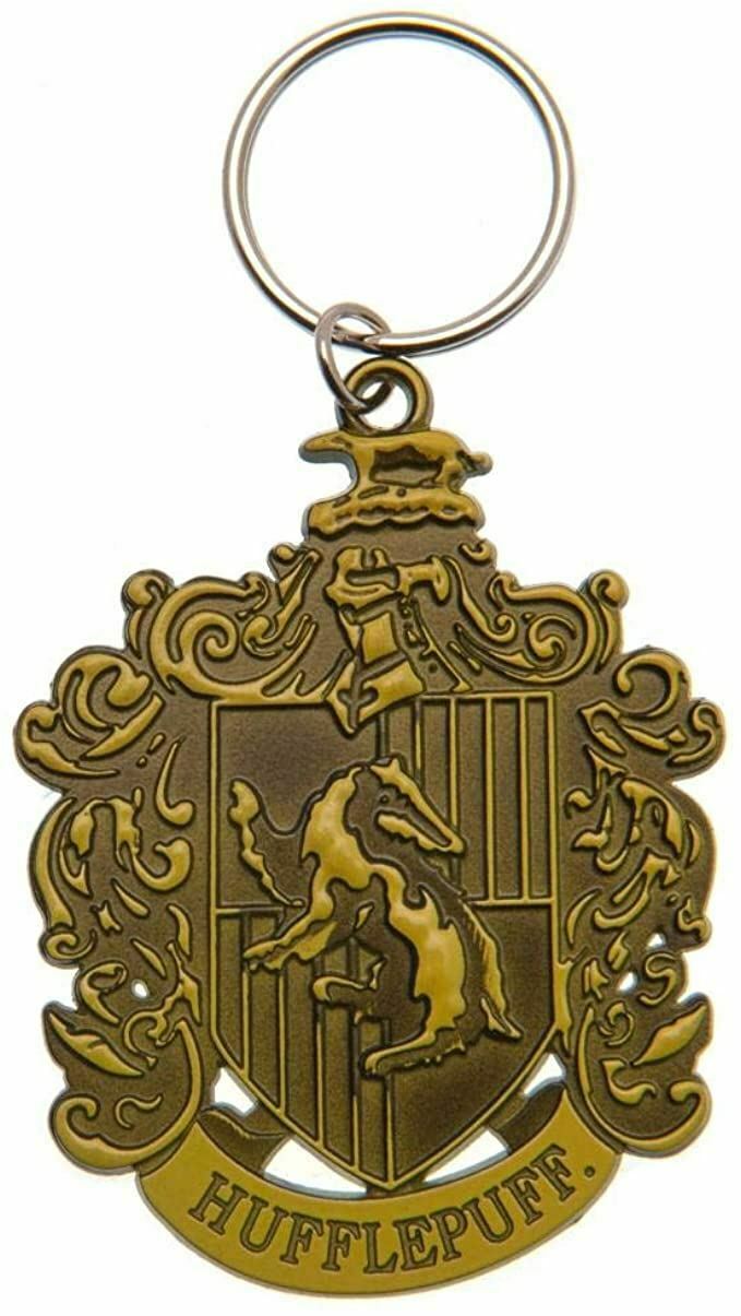 PYRAMID Harry Potter Hufflepuff crest metal keychain