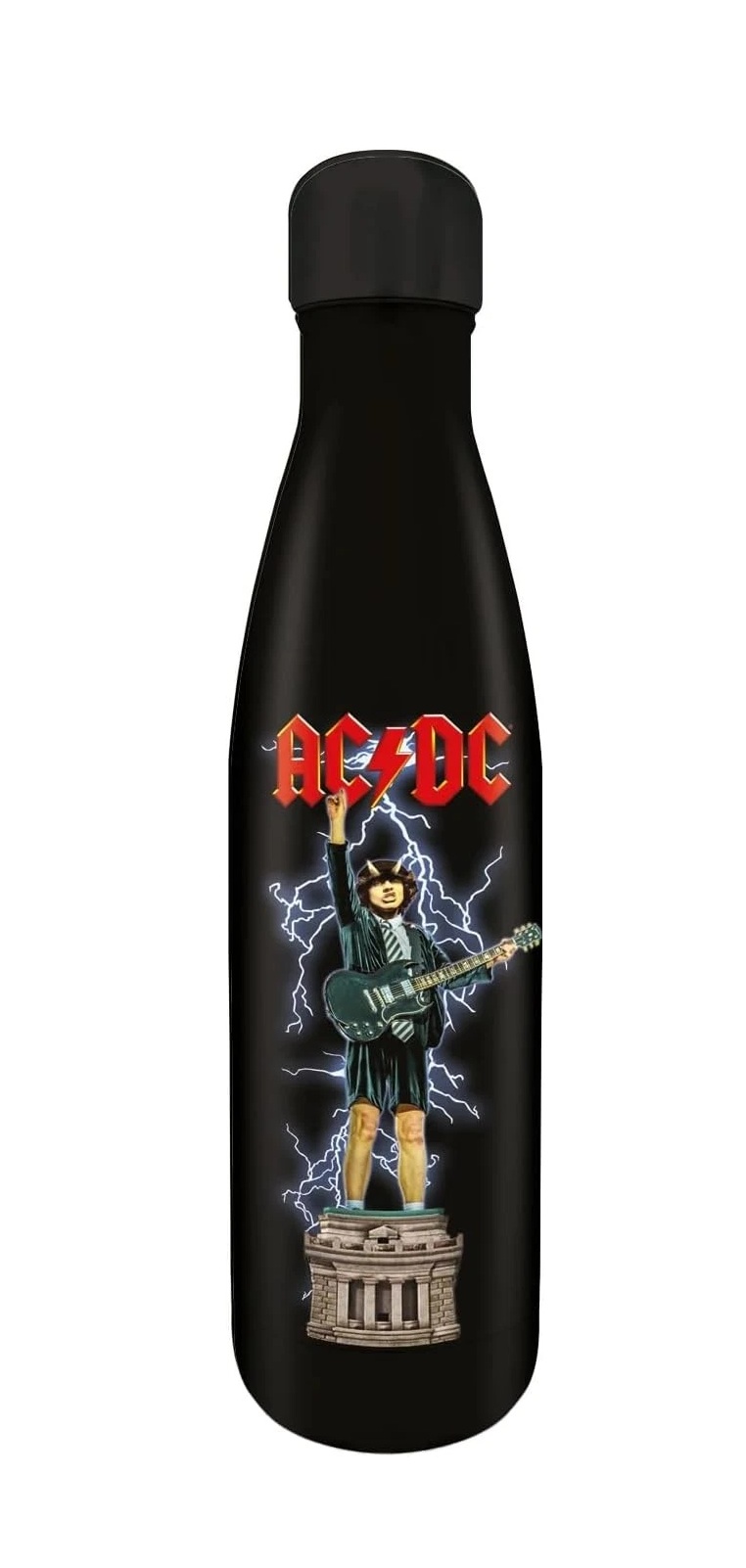 PYRAMID AC/DC MONUMENT METAL DRINKS BOTTLE - BOXED