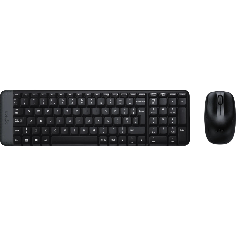 LOGITECH MK220 Wireless Keyboard and Mouse Combo (crni)