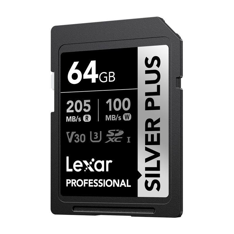 Lexar Professional SILVER PLUS SDXC 64GB memory card