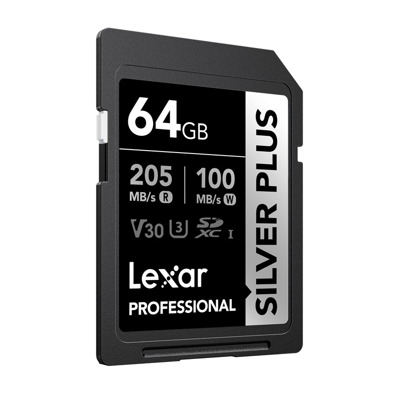 Lexar Professional SILVER PLUS SDXC 64GB memory card
