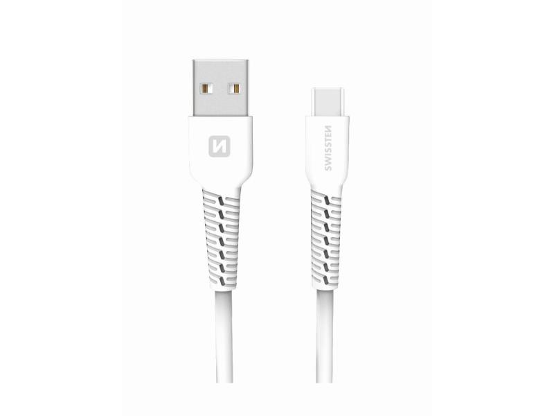 SWISSTEN kabel USB/USB-C, 2A, 1m, bijeli - 03080089