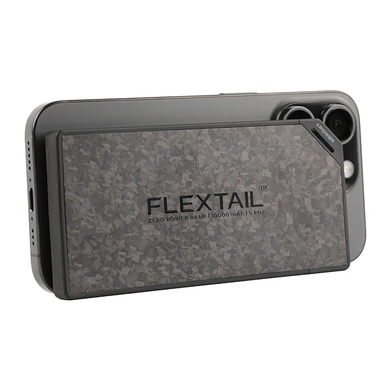Flextail Zero Power 10,000 mAh Power Bank (Black)