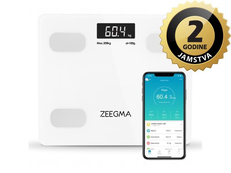 ZEEGMA osobna vaga analitička GEWIT, BT, 17 parametara, apl, bijela - 31020004
