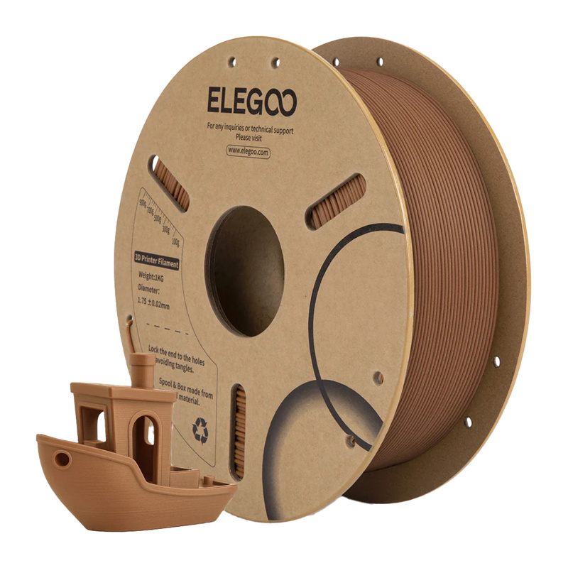 PLA Wood filament (Indian oak)