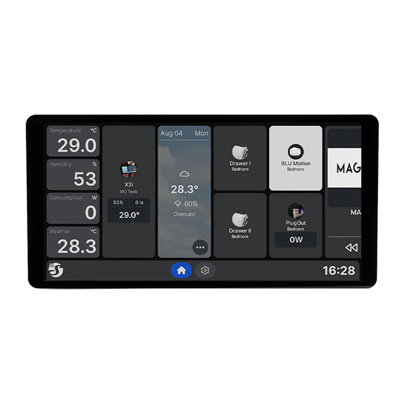 6.95" Shelly Wall Display X2i WiFi/BLU control panel (silver)