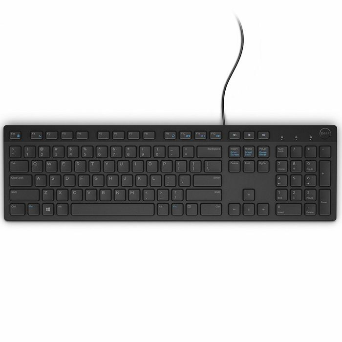 Dell Keyboard KB216, Black, HR (QWERTZ)