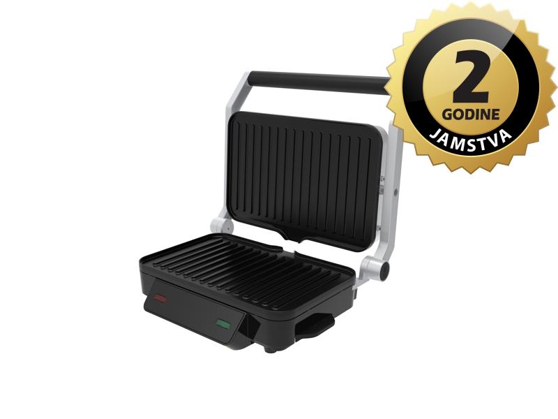 AKAI toster, 1200W, panini maker, boja čelik APA-356 - 19160004