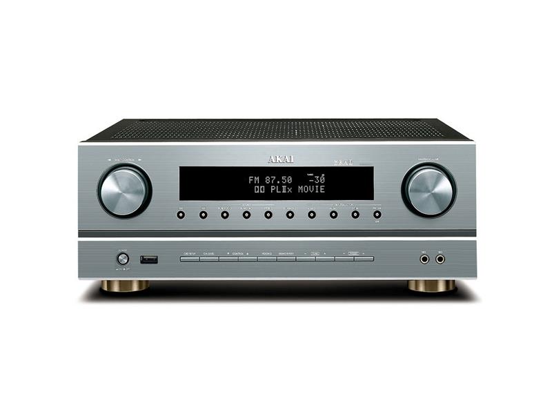 AKAI pojačalo, 5.1, 300W, FM, AM, BT, USB, WDF, daljinski, srebrni AS005RA-750 - 05240001