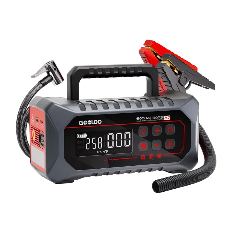 GOOLOO A7 88.8Wh Jump Starter with Air Pump