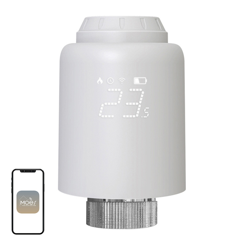 MOES ZTRV-PJ-601-MS Smart Thermostatic Head