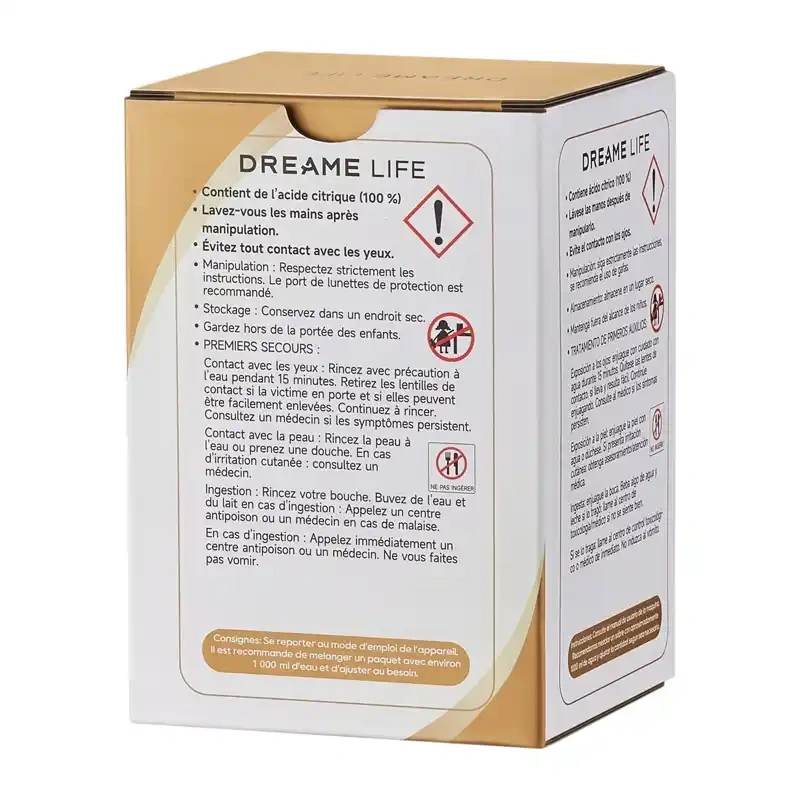 Descaling solution for the Dreame N20 Steam, 12 x 20g