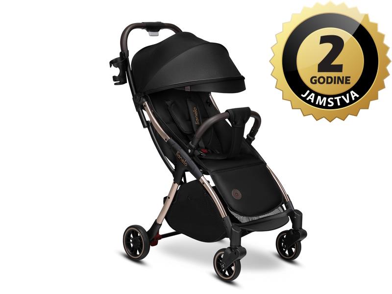 Lionelo dječja kolica JULIE ONE aluminij, TOP MODEL, crna-zlatna - 21050037