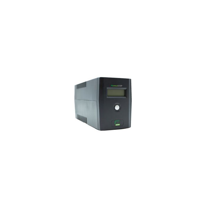 Elsist UPS NemoLCD300 3000VA/1200W, Line-Interactive, USB, RJ11/RJ45, 2×IEC, 2×Schuko, 2×9Ah, 10min. autonomija