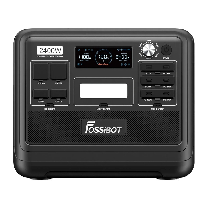 FOSSIBOT F2400 2400W Charging Station (Black)